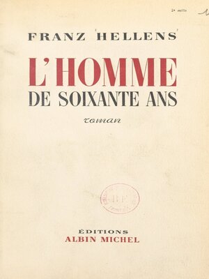 cover image of L'homme de soixante ans